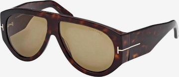 Lunettes de soleil 'BRONSON FT1044 52N' Tom Ford en marron : devant
