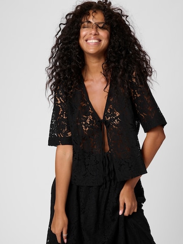 Kaffe Bluse 'KANomi' i sort: forside