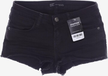 Bershka Shorts in XS in Black: front