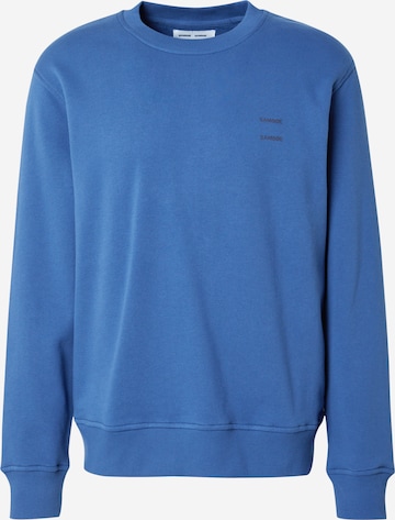 Sweat-shirt 'JOEL' Samsøe Samsøe en bleu : devant