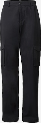 Loosefit Pantalon cargo 'Jaron' ABOUT YOU x Kevin Trapp en noir : devant