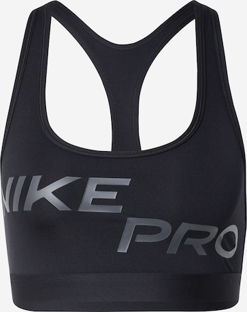NIKE Bralette Sports bra 'SWSH' in Black: front