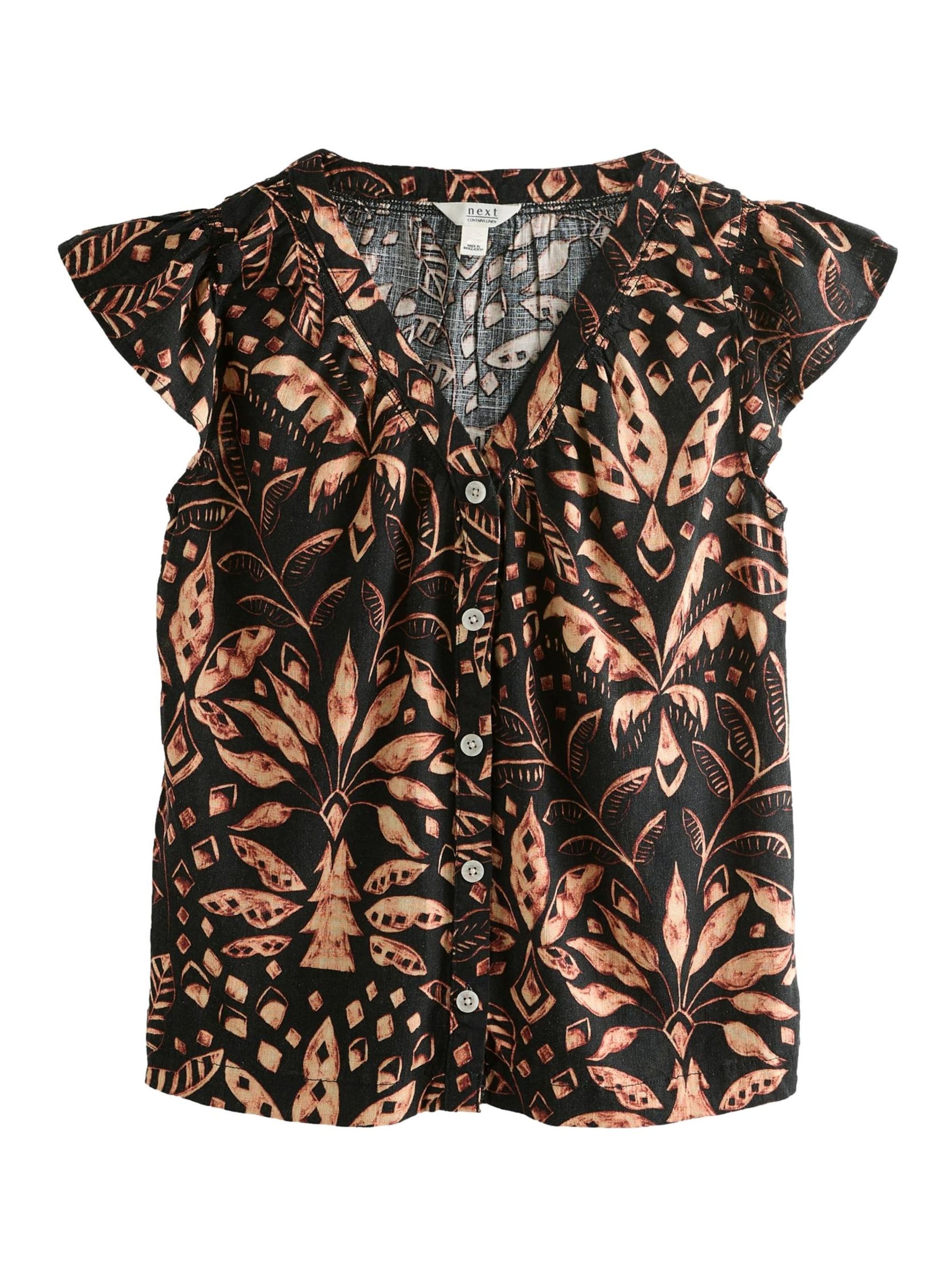 Next Bluse in Schwarz: Vorderseite