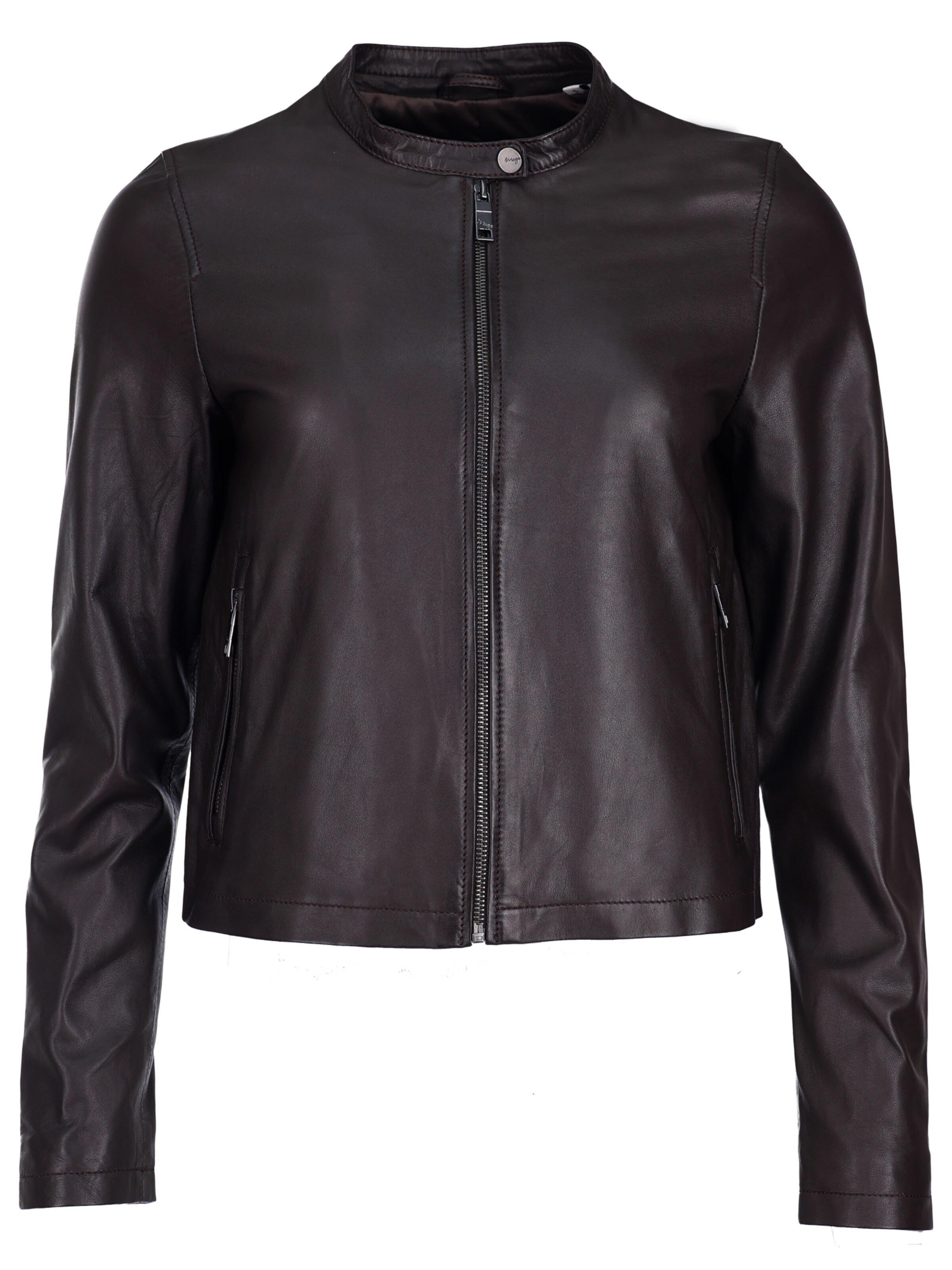Maze Between-season jacket in Brown: front