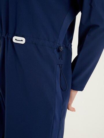 MARINA High neck Swimsuit Dress 'Marina Aufschrift M2507-2' in Blue