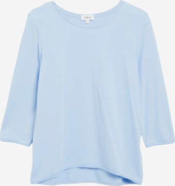 s.Oliver Shirt in Blauw: voorkant