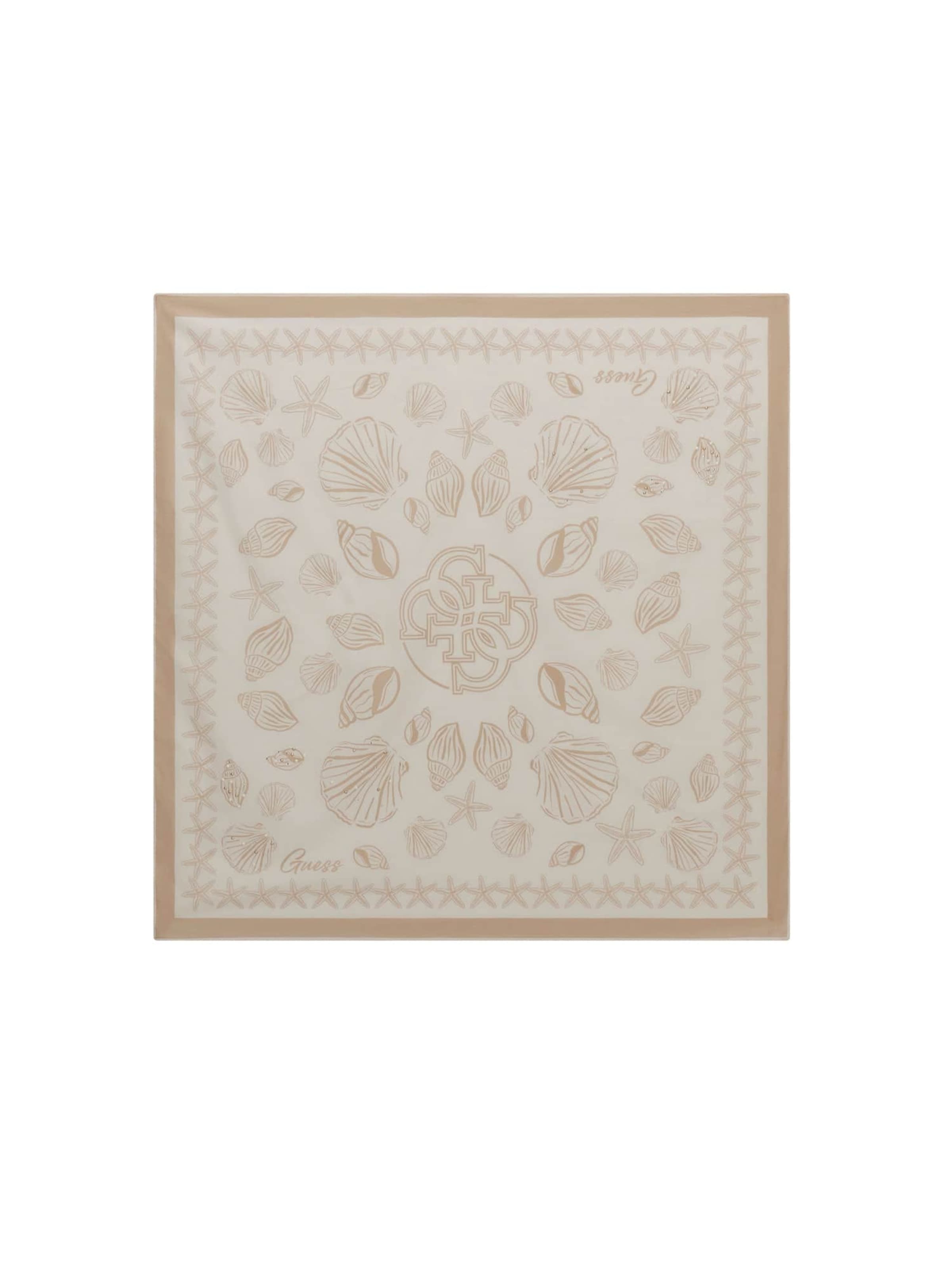 GUESS Beach Towel 'Pareo' in Beige: front