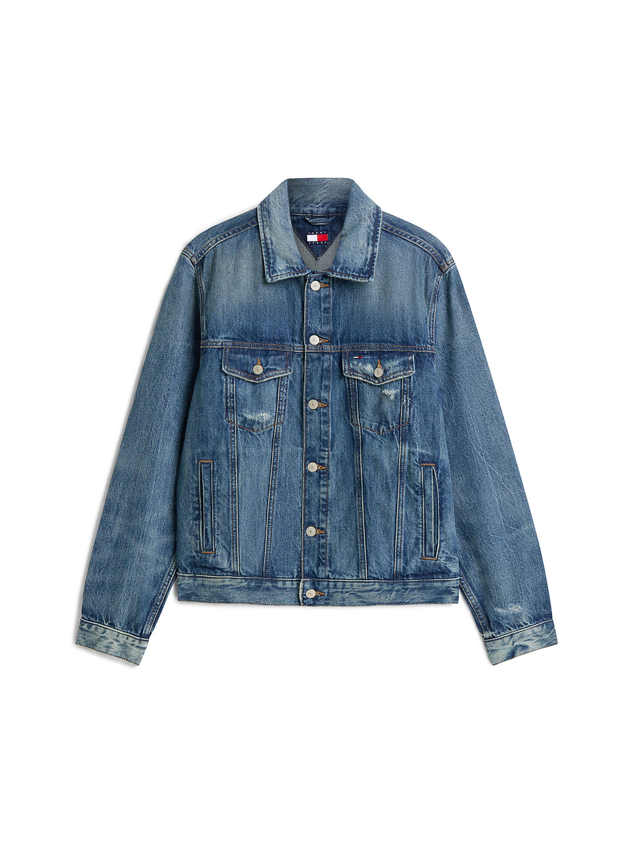 Tommy Jeans Tussenjas 'Ryan' in Blauw: voorkant