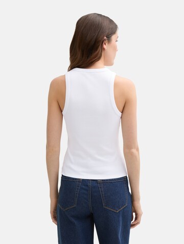 TOM TAILOR DENIM Top in White