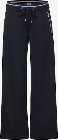 CECIL Loose fit Pants in Blue: front