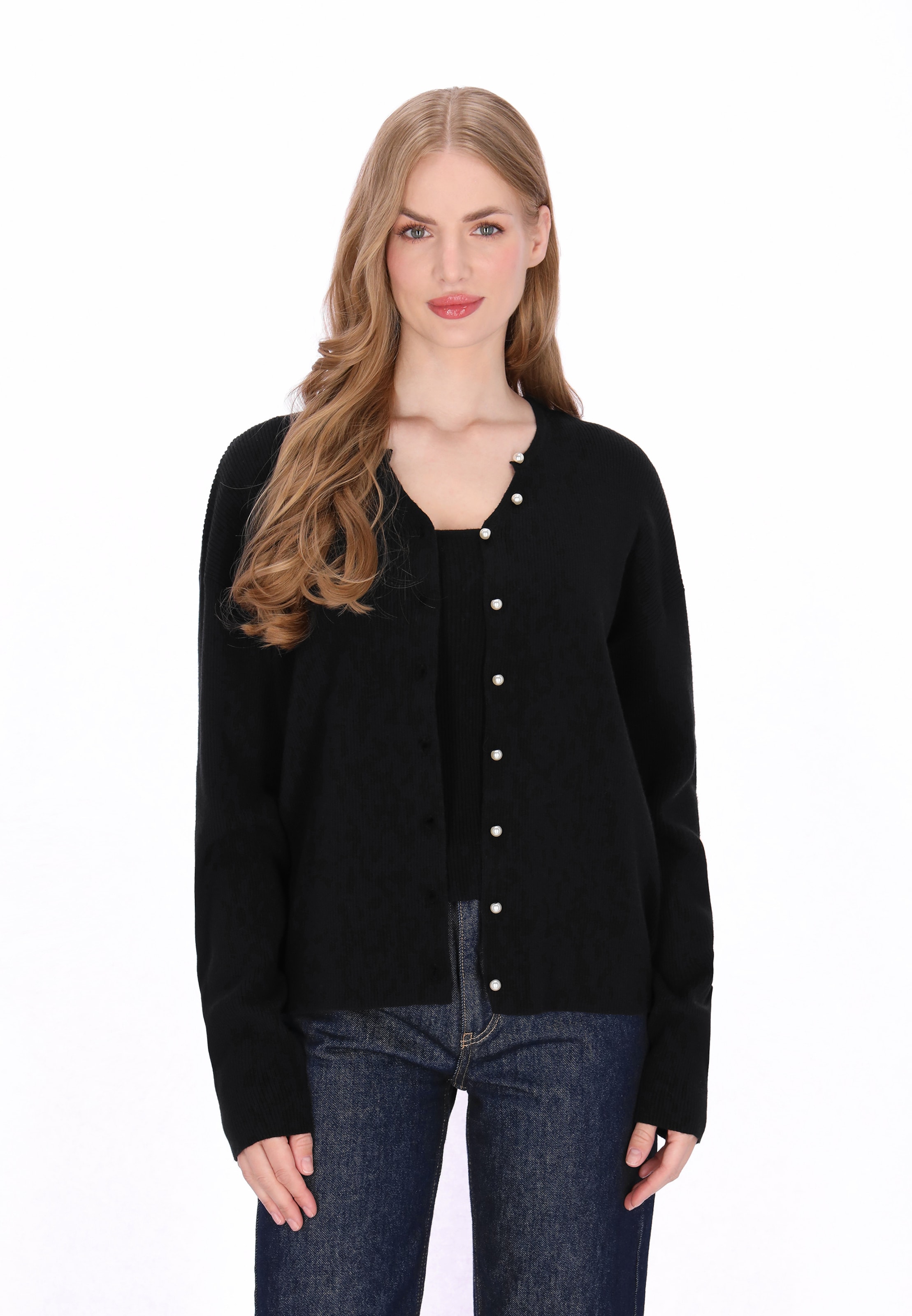 DreiMaster Vintage - Cárdigan en negro: frente