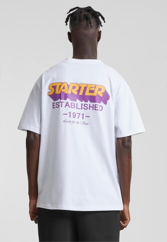 T-Shirt '1971' Starter en blanc : devant