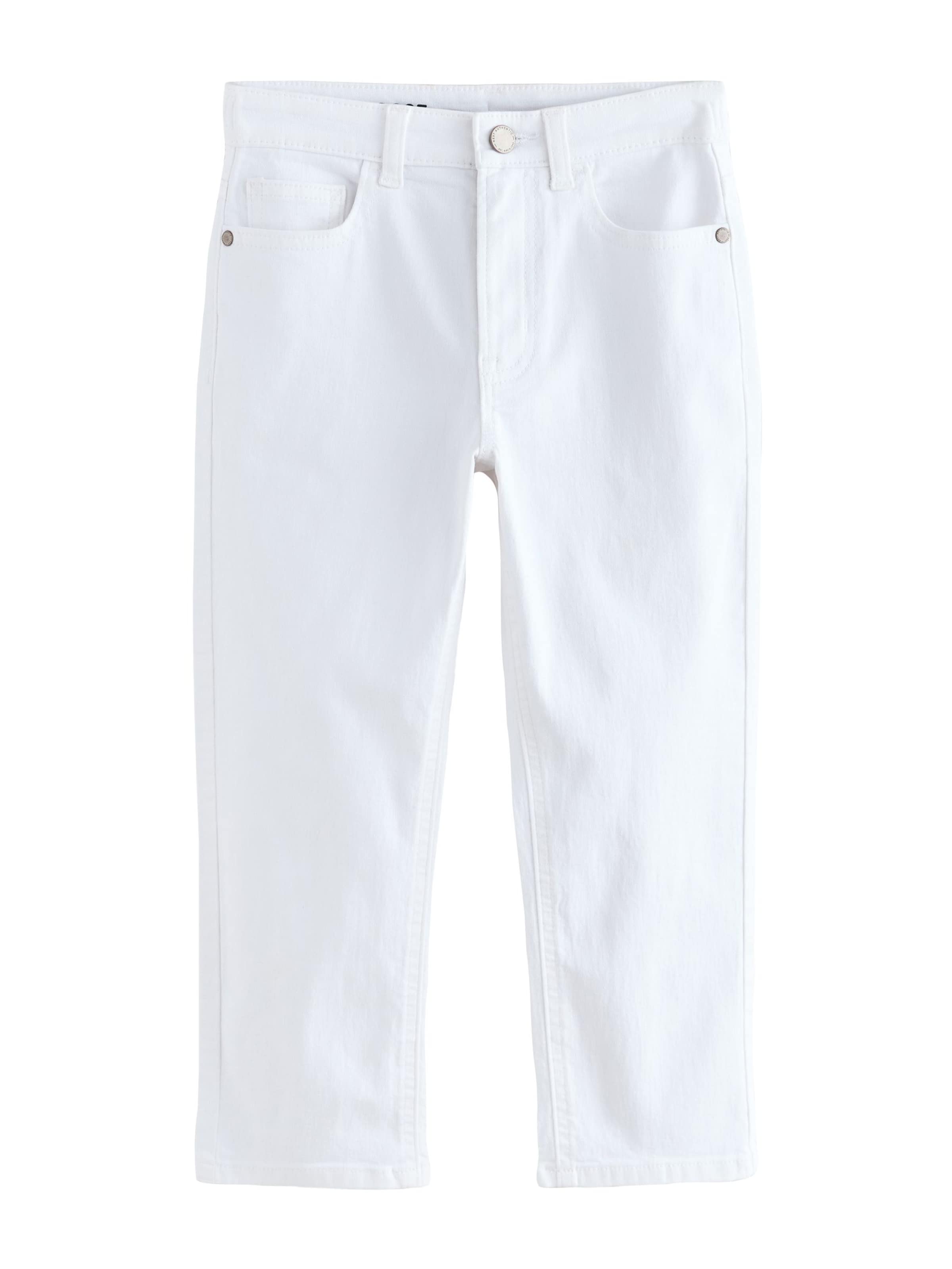 Next Свободный крой Джинсы в Белый: спереди
