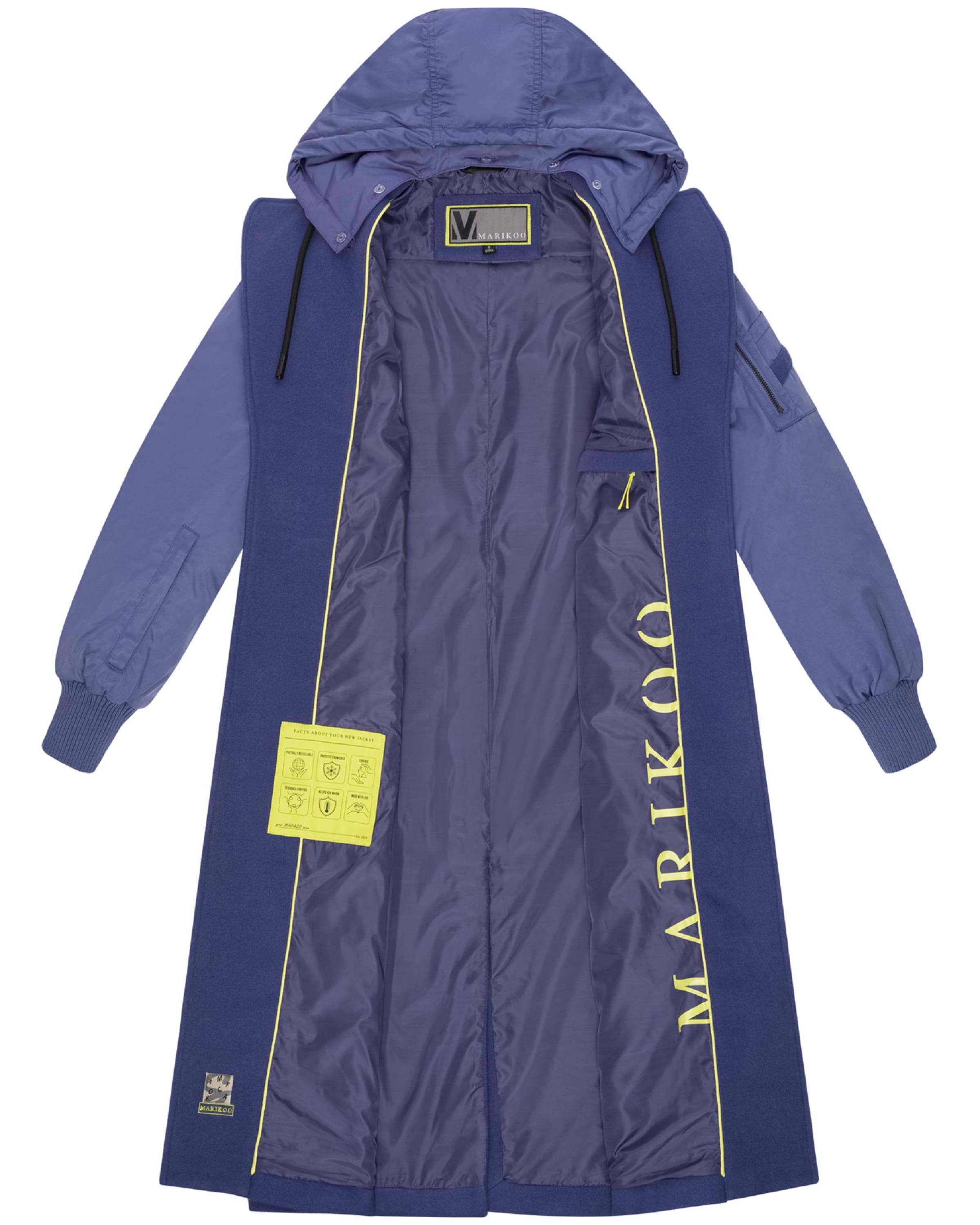 Manteau mi-saison 'Tjadee 16' MARIKOO en violet