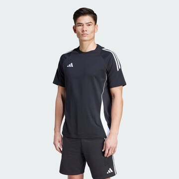 T-Shirt fonctionnel 'Tiro 24' ADIDAS PERFORMANCE en noir : devant