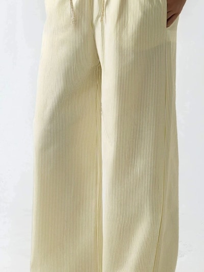 Hiccup Hose in kitt / hellgelb, Produktansicht