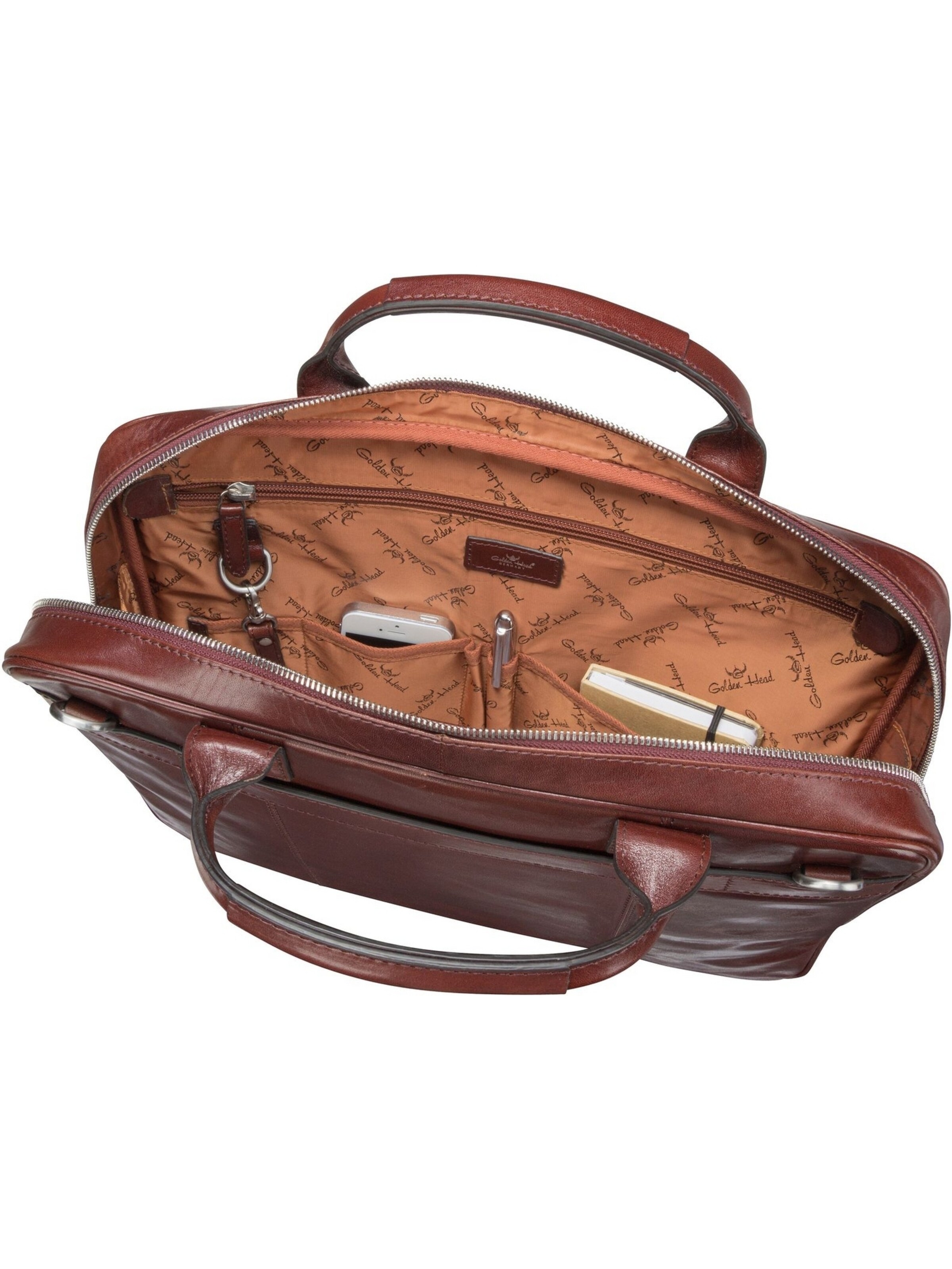 Porte-documents 'Colorado' GOLDEN HEAD en marron