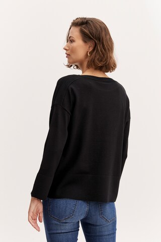 Fransa Pullover 'Alma' in Schwarz