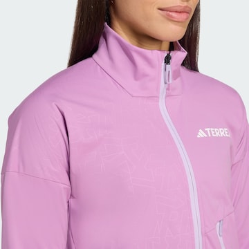 ADIDAS TERREX Sports jacket 'Xperior' in Purple