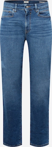 Slimfit Jeans de la Esprit Curves pe albastru: față