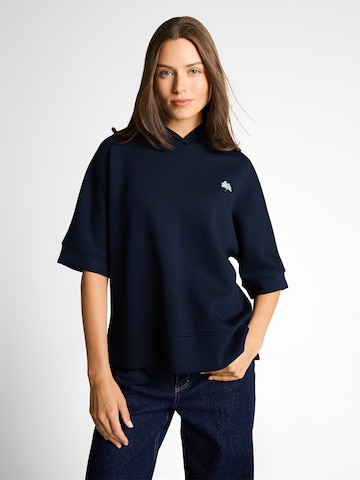 Sweat-shirt TOM TAILOR en bleu : devant