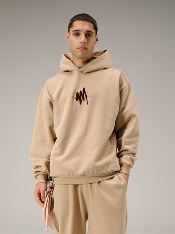 Alessandro Magno Sweatshirt 'GINGER ROOT' in Beige: Vorderseite