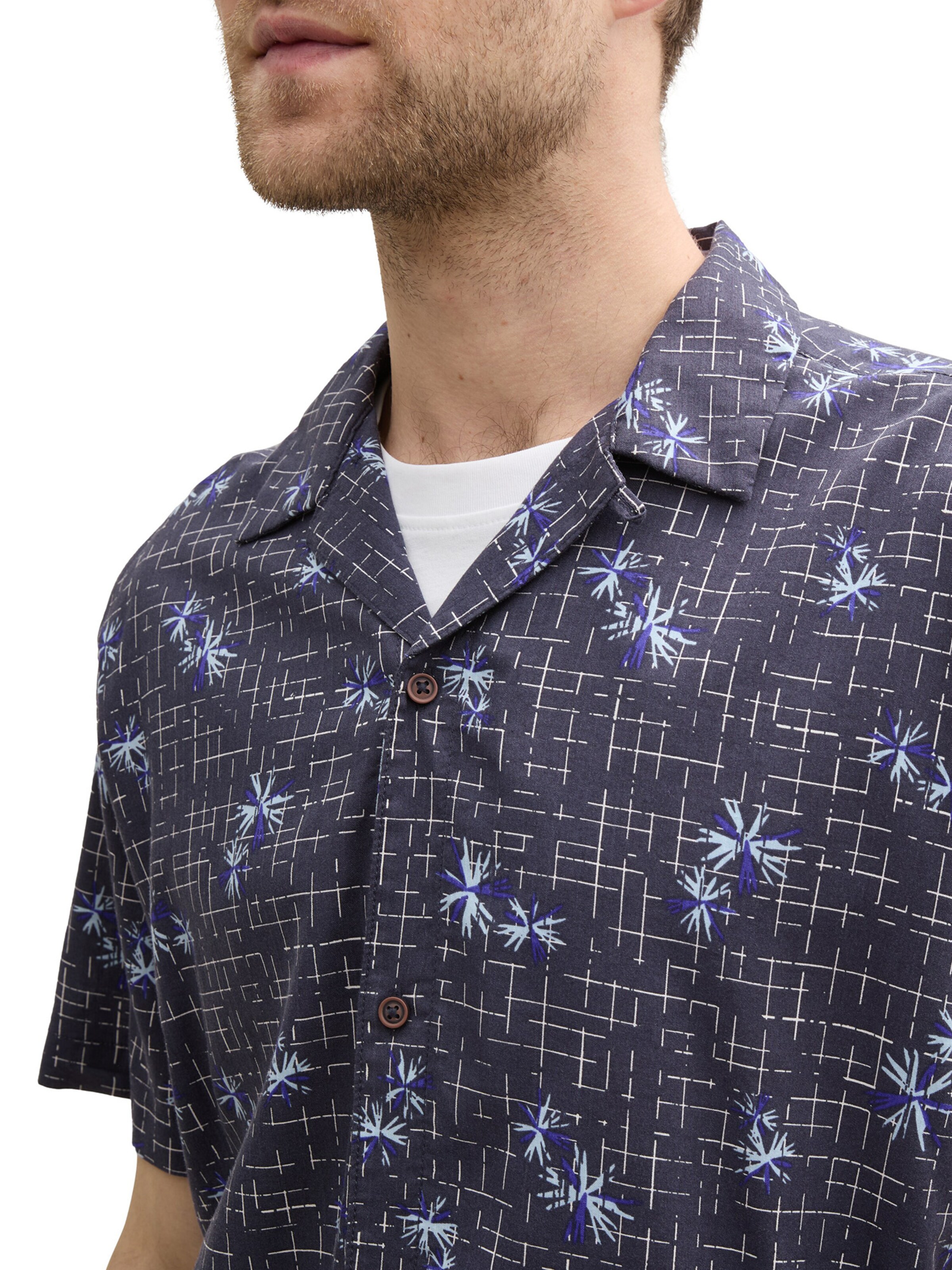 TOM TAILOR Regular fit Srajca | siva barva