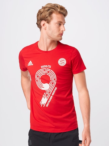 ADIDAS SPORTSWEAR Performance Shirt 'Meister' in Red: front