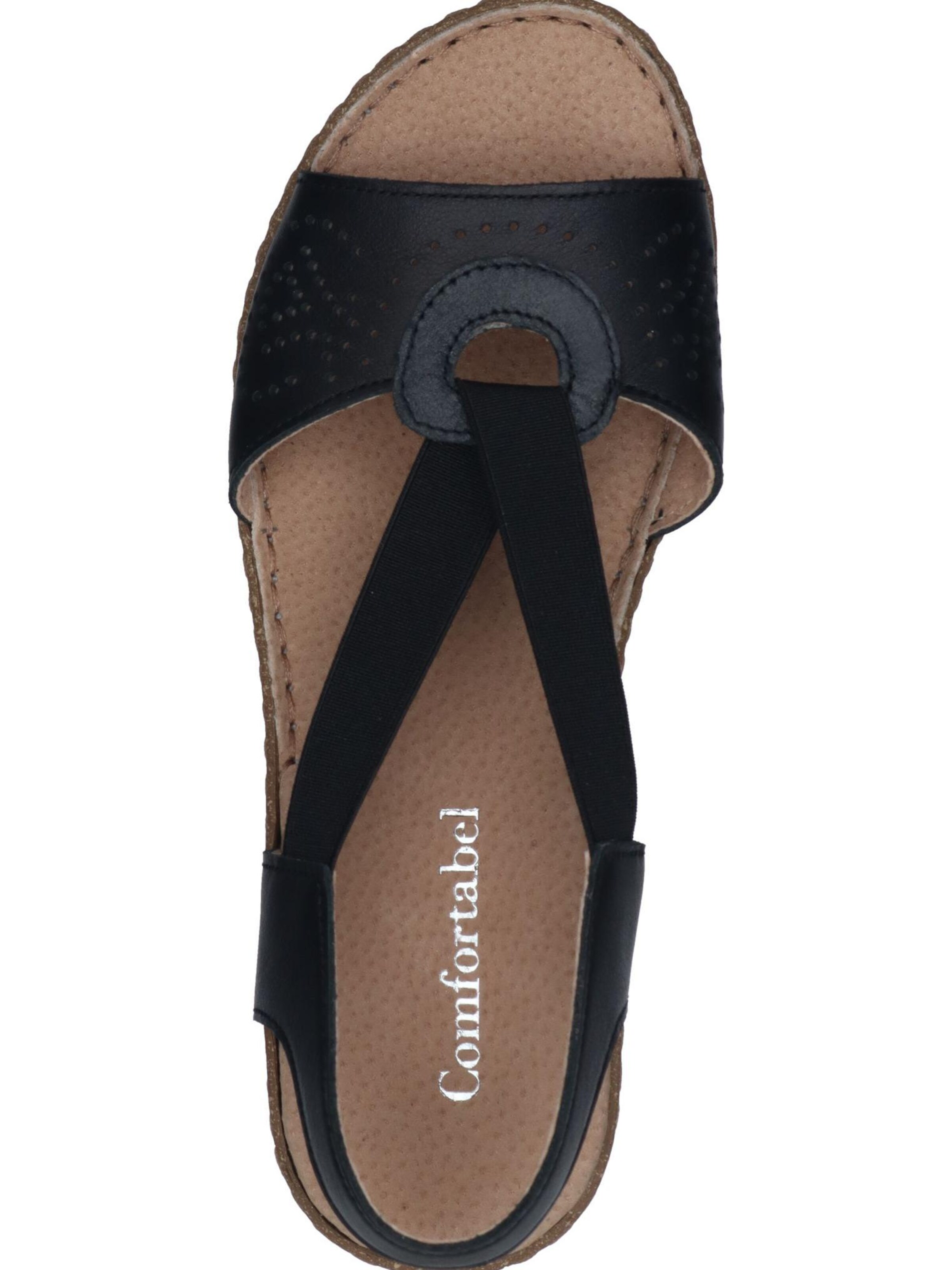 Comfortabel Sandale‌‌‌ in Schwarz