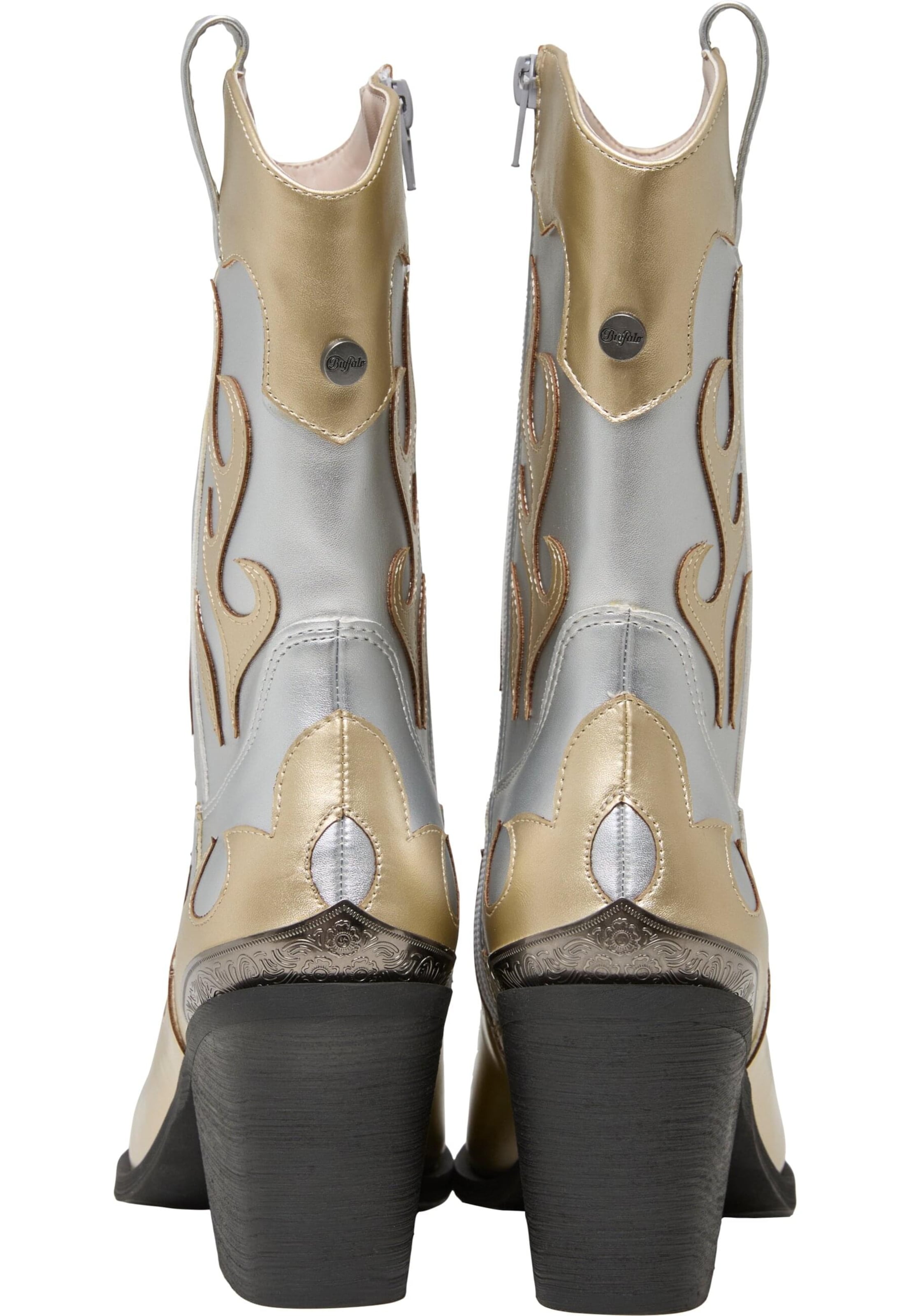 Stivale da cowboy di BUFFALO in argento