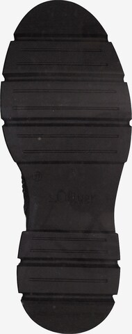s.Oliver - Botines con cordones en negro