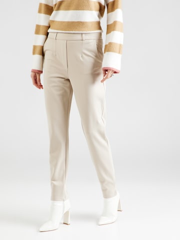 Effilé Pantalon à plis 'NEW PRETTY' JDY en beige : devant