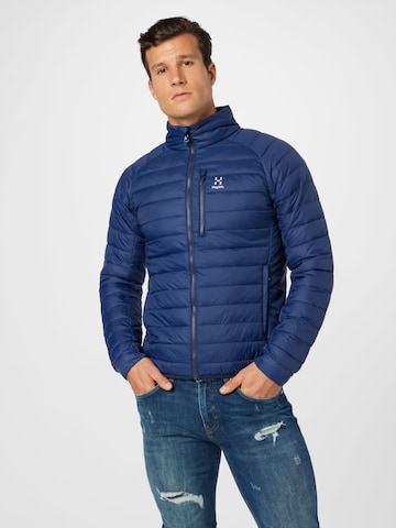 Haglöfs Outdoor jacket 'Spire Mimic' in Blue: front