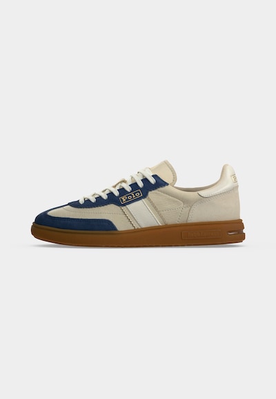 Polo Ralph Lauren Низкие кроссовки 'BEDFORD' в размере 35,5 в Кремовый / Темно-синий / Белый, Обзор товара