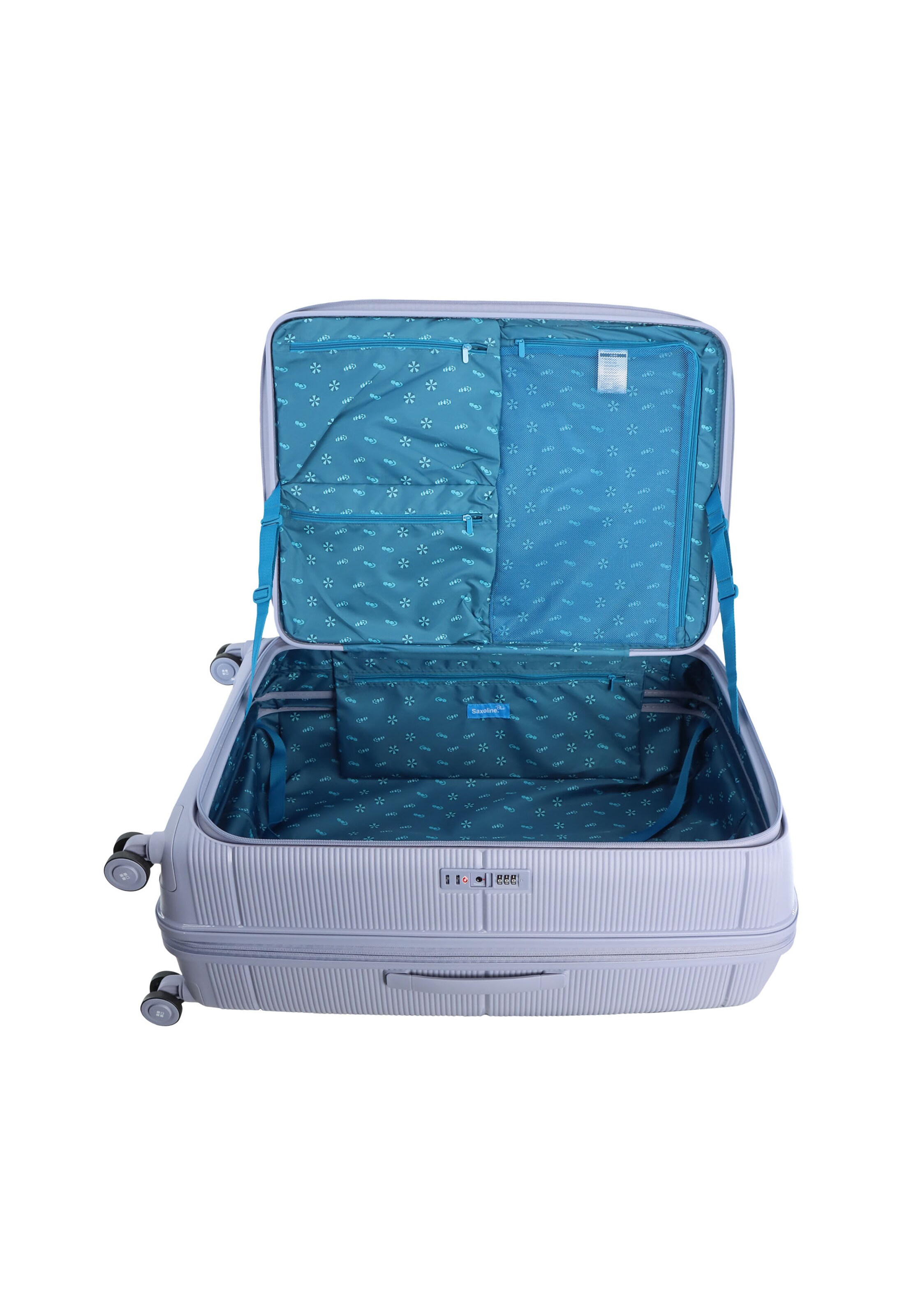 Saxoline Blue Suitcase 'Boho' in Purple