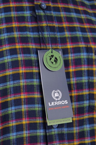 LERROS Button Up Shirt in XXL in Blue