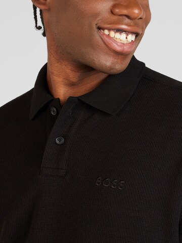 BOSS - Camisa 'Petempestolong' em preto