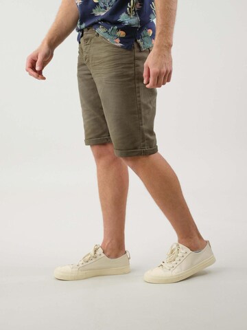 Deeluxe Slimfit Broek 'BART' in Groen