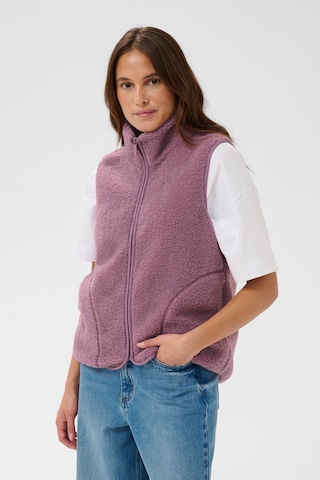 Kaffe Vest 'KAAlly' in Purple
