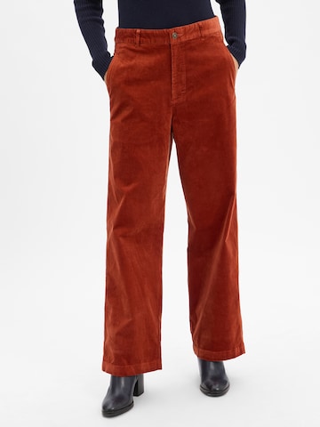 Franco Callegari Bootcut Hose in Rot: Vorderseite
