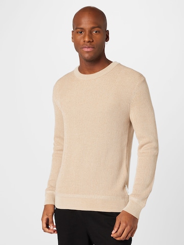 Marc O'Polo Pullover  (GOTS) in Beige: predná strana