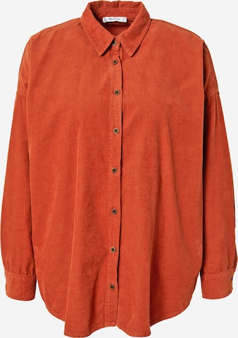 Camicia da donna 'Nigono' di LTB in arancione: frontale