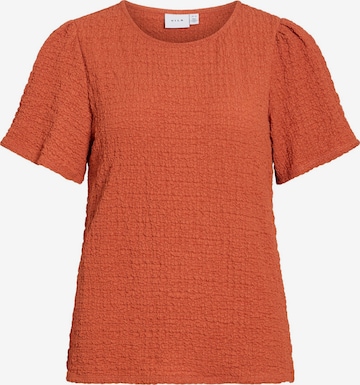 VILA - Camiseta en naranja: frente