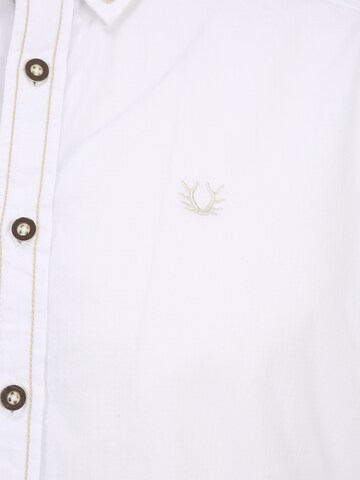 Krüger Buam Regular fit Button Up Shirt 'Ramon' in White