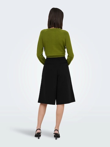 JDY Wide leg Παντελόνι πλισέ 'JDYBIANCA' σε μαύρο