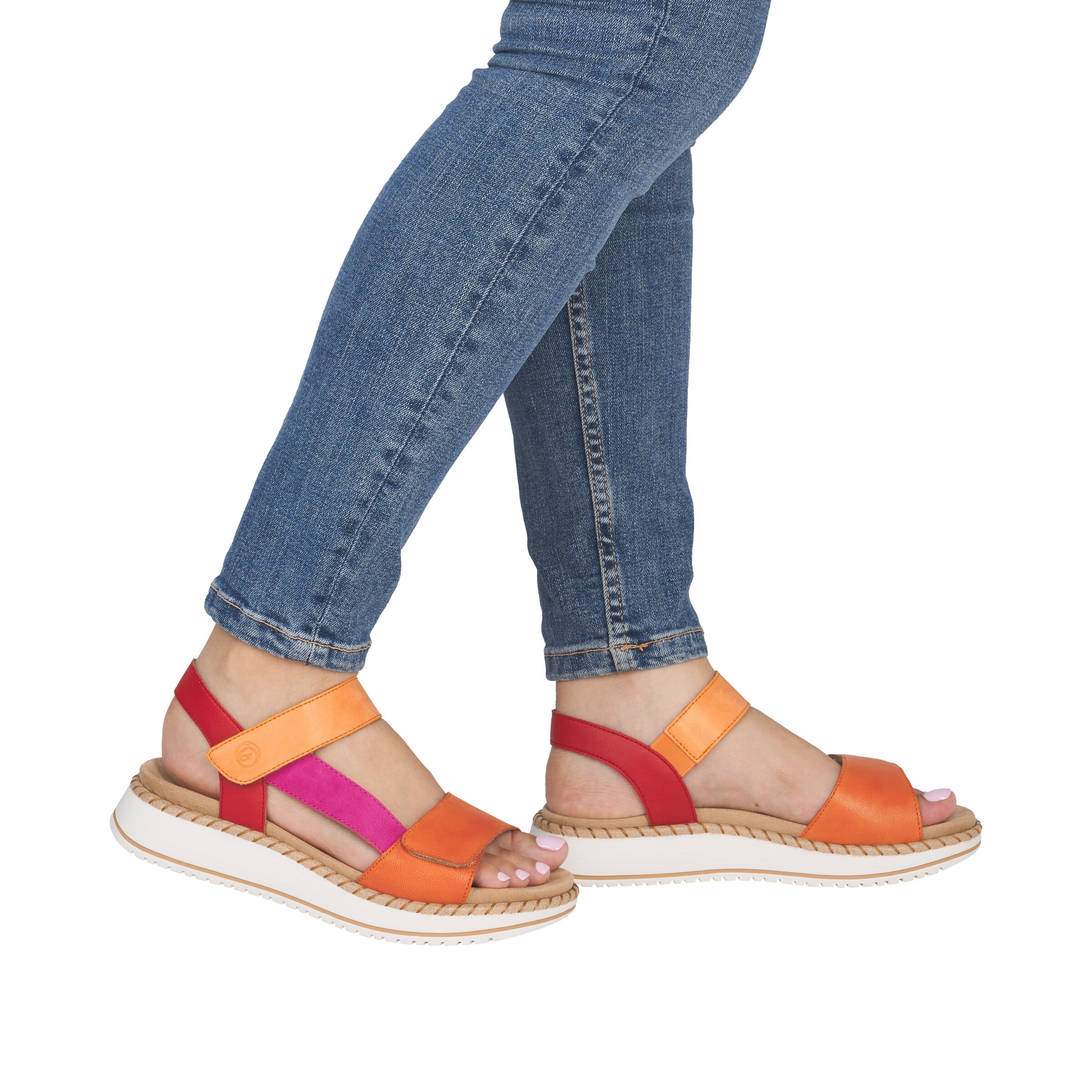 REMONTE Sandals in Orange