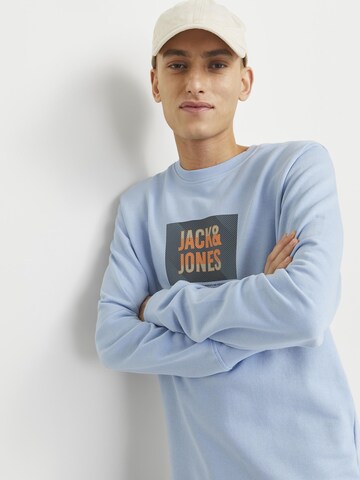 JACK & JONES Sweatshirt 'JJHudson' in Blauw