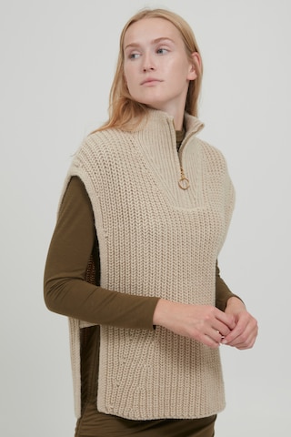 b.young Sweater in Beige: front