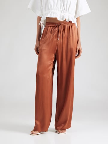 BOSS Wide leg Broek 'Tavati2' in Rood: voorkant