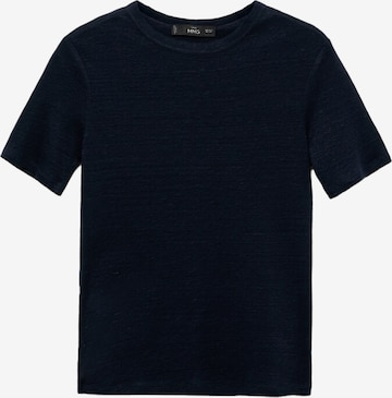 MANGO Shirt 'VILAFLOR' in Blue: front